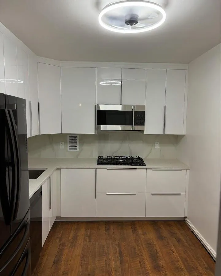 Renovated kitchen with quartz countertops in Appleton